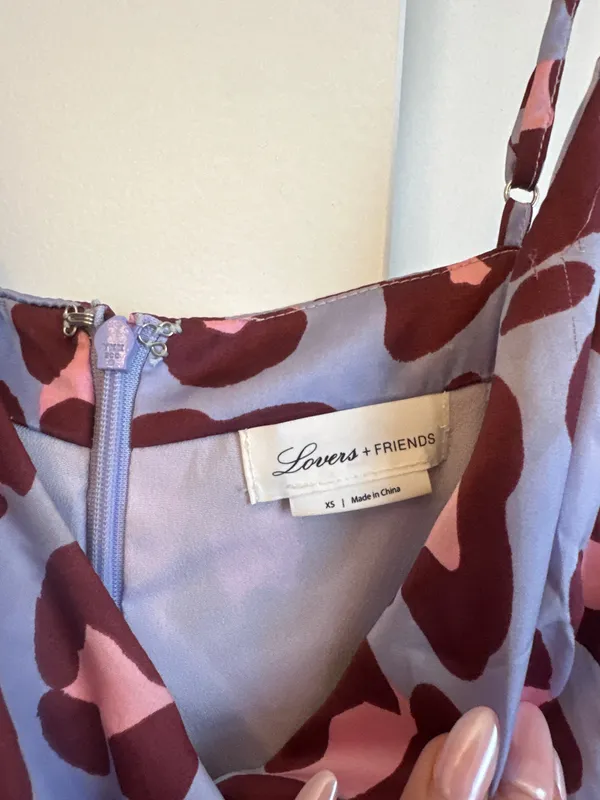 Lovers and Friends Alani Mini Dress Leopard size xs - Image 3