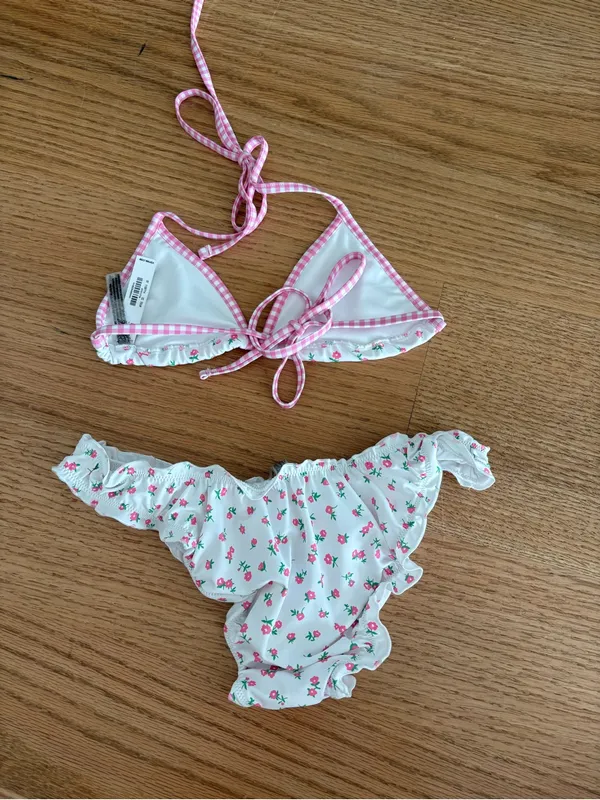 Frankie’s Bikinis Floral Ruffle Bikini Set - Image 3
