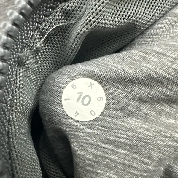 Lululemon Define Jacket Brushed Heathered Slate Gray Athletic Athleisure Size 10 - Image 12
