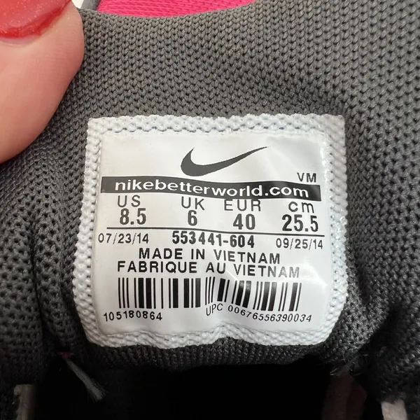 Nike Air Max Size 8.5 Coliseum Sneakers Racer Running Shoes Women's Pink Black - Image 3