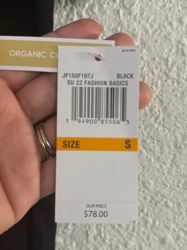 Michael Kors Women’s Black Graphic Tee with Gold Sunglasses Print small - Image 3