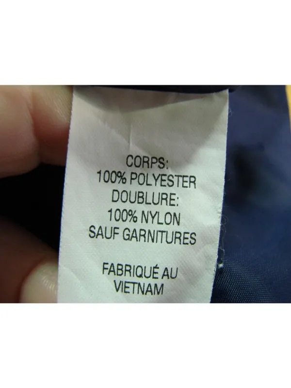 L.L. LL Bean Periwinkle Fleece Double Breasted Pea Coat Women Medium Winter Coat - Image 10