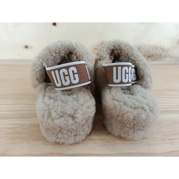 UGG Fluff Yeah Slide Slippers Taupe Sand Size EU 36 US 5 W Great Condition - Image 7