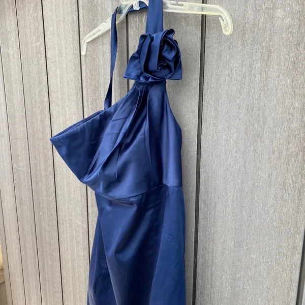 Sena Halter Dress‎ Blue Size L - Image 4