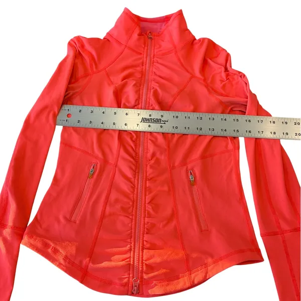 Zella Coral Ruched Zip-Up Athleisure Sporty Activewear Jacket Size S/P - Image 11
