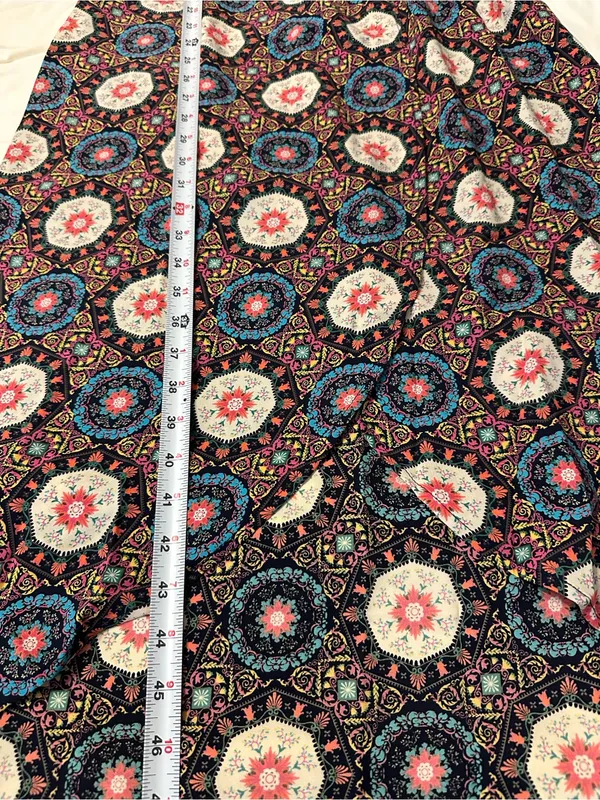 Fraiche by J Nadia Faux Wrap Boho Printed Long Sleeve Midi Dress - NWT - Size S - Image 15