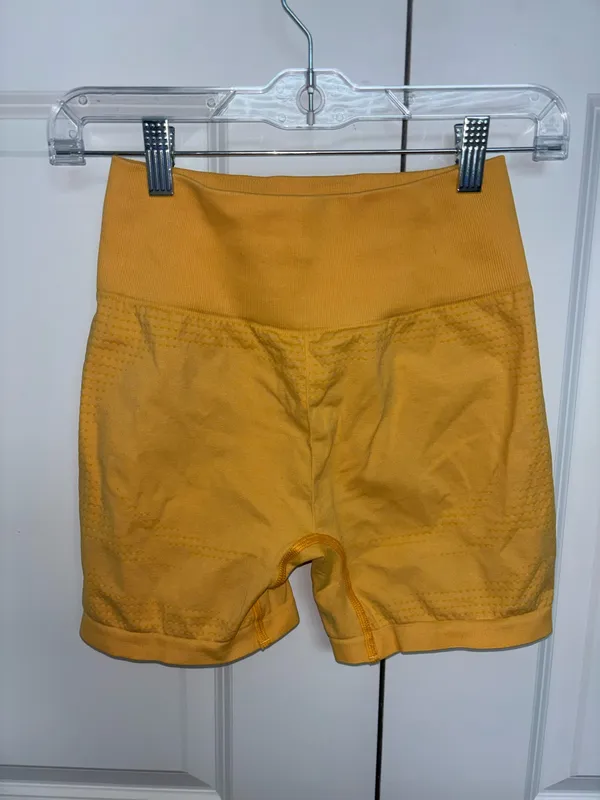 Yellow Gymshark Shorts Seamless  - Image 2