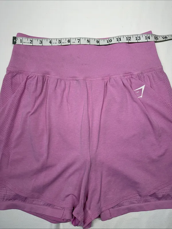 Gymshark Lavender Seamless 2-in-1 Shorts - Image 4