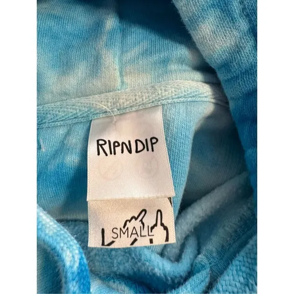 Blue hoodie sweater Blue - Image 5