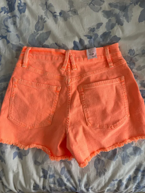 Good American orange jean shorts - Image 2