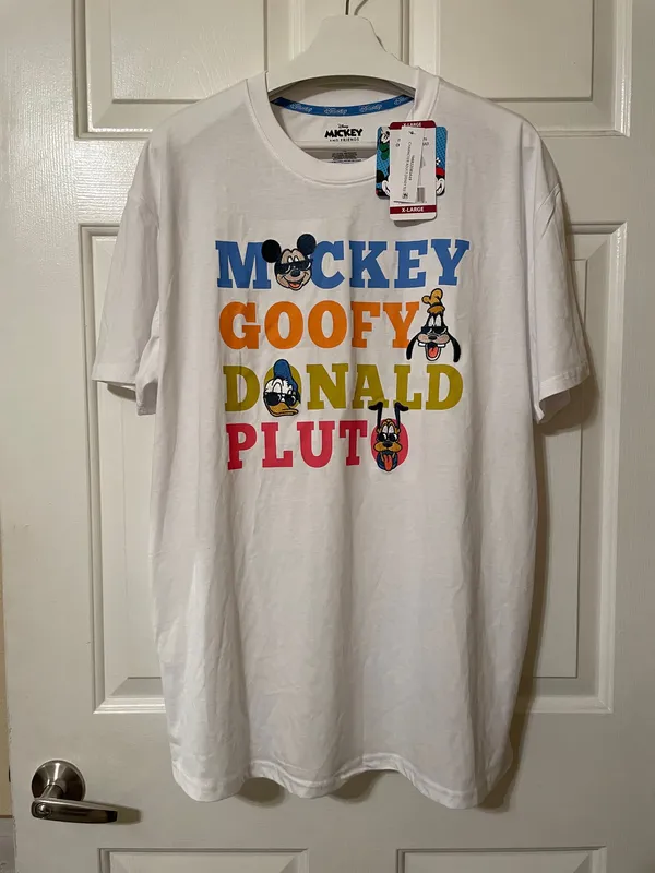 NWT! Disney Mickey & Friends Adult Disney Family T-shirt Embroidered Size XL - Image 2