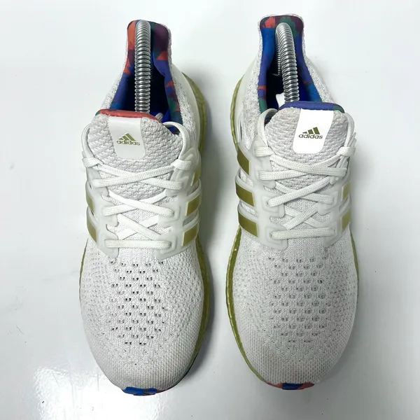 adidas Ultraboost 5.0 DNA Athletic Shoes White/Gold Sneakers HP7425 Women’s 6 US - Image 6