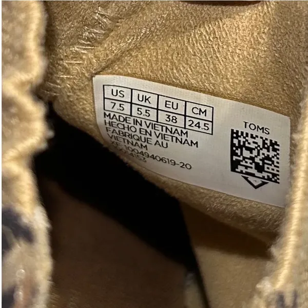 TOMS Kelsey Leopard Print‎ Wedge Ankle Boots 7.5 #1004940619-20 - Image 6