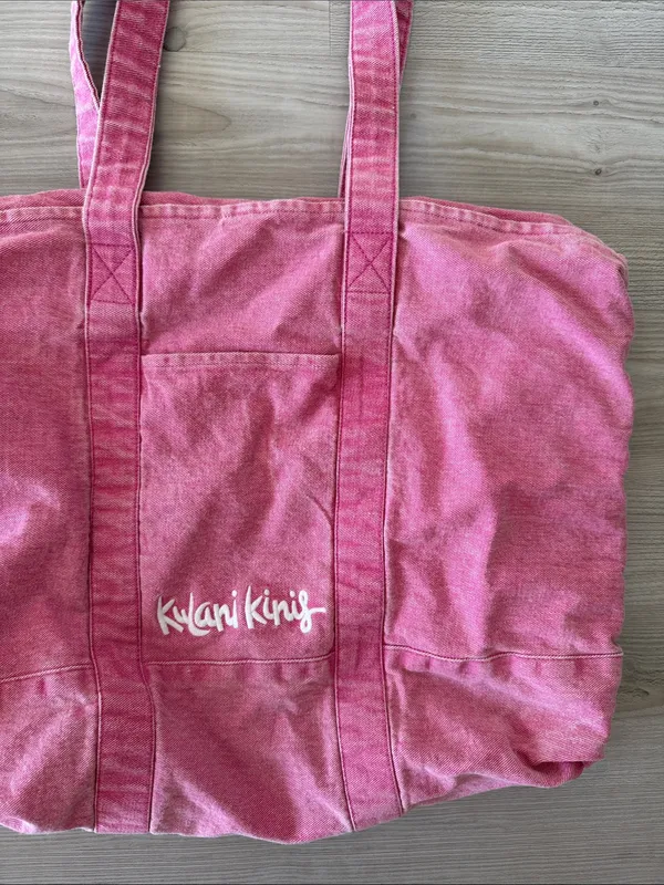Kulani Kini’s Pink Canvas Tote Bag - Image 2