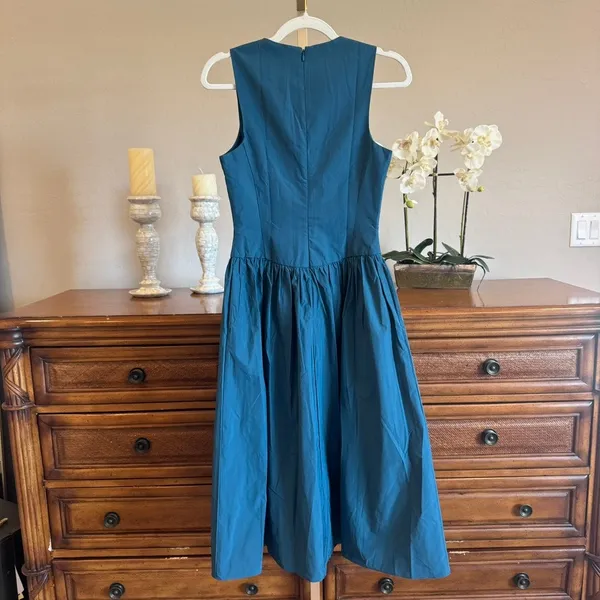 Amanda Uprichard Caspian Dress Rhapsody Blue NWT XS Midi - Image 6