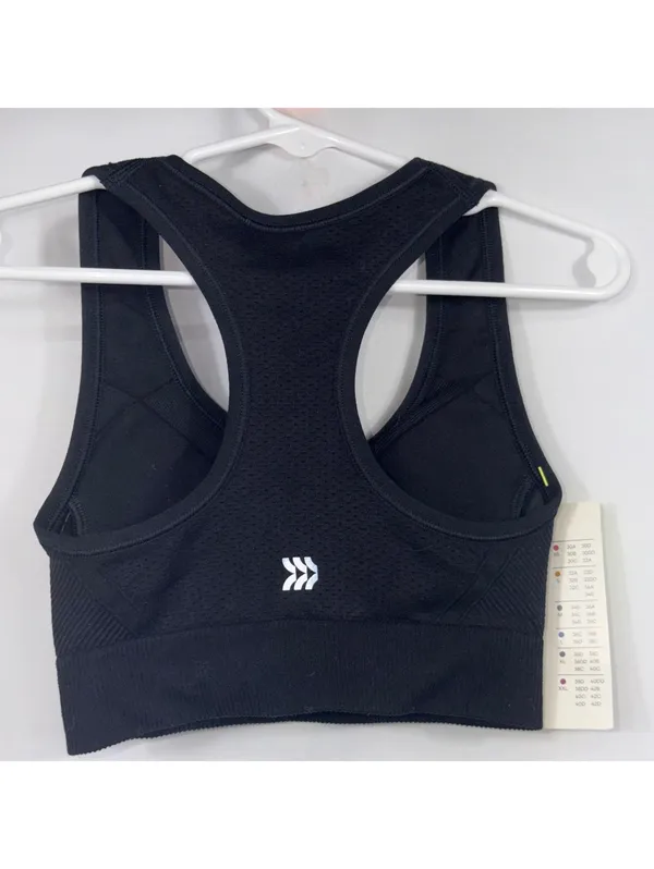 All in Motion XS Black Seamless Racer Sports Bra NWT - Image 7