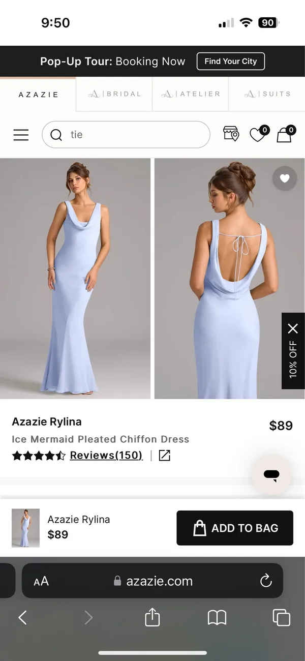 Azazie Bridesmaid Dress - Image 6