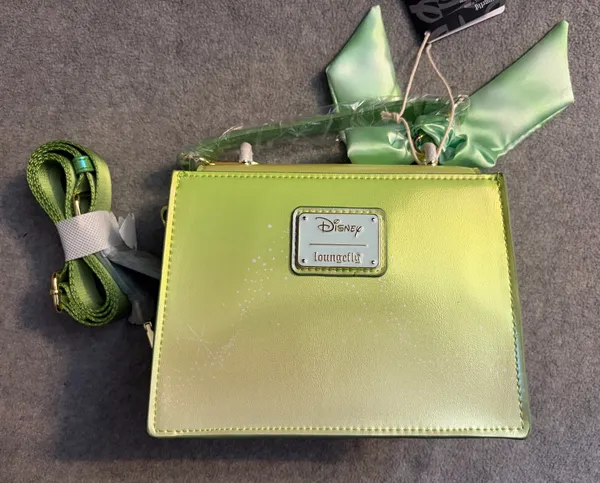 Loungefly Tinkerbell Floral Crossbody Bag and Wallet - Image 2