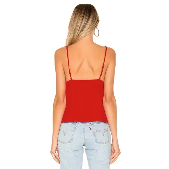 NBD / Revolve Roxanne Cami Top in Candy Red NWT - Image 4