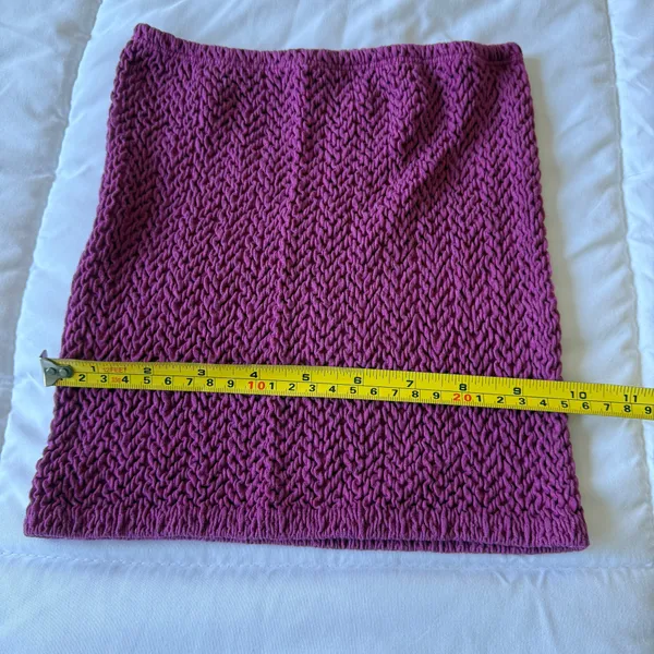 Hot Pink Chunky Knit Bandeau Top – Festival Party Clubwear Small 💖✨ - Image 6
