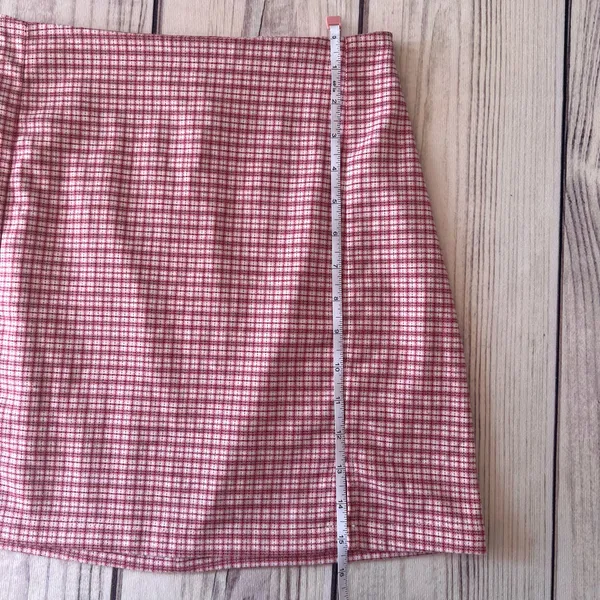 Brandy Melville Pink Plaid Mini Skirt - Image 9
