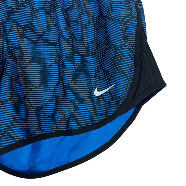 Nike Athletic Shorts Womens S Blue Black Lined Dolphin Hem Athleisure‎ Running - Image 2