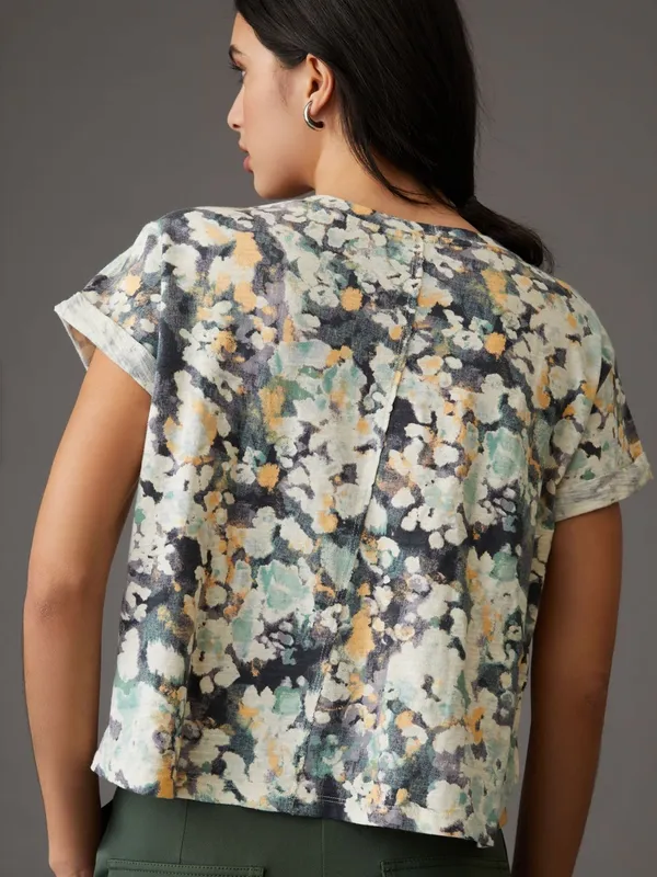 Anthropologie Pilcro Babydoll Henley Tee | Size XXS-oversized-NWT - Image 3