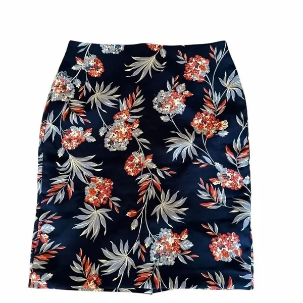 Ann Taylor Factory Floral Lined Pencil Career Skirt SZ 6 - Image 3