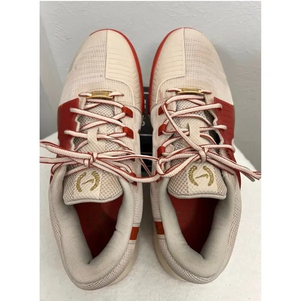 Nike GP Challenge 1 PRM Women's Tennis Shoes Sz 12 Sail Red Gold‎ FQ3164-103 - Image 4