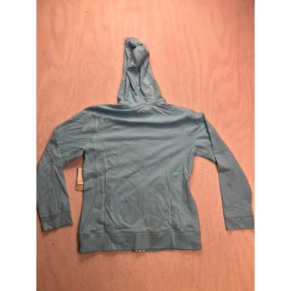 Fresh Produce Full Zip Hoodie Women Small Blue Cotton Blend Starfish‎ Activewear - Image 8