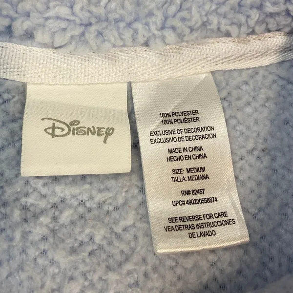 Disney Eeyore "Sleep First" Cozy Fleece Comfort Lounge PJ Shirt Size M - Image 4