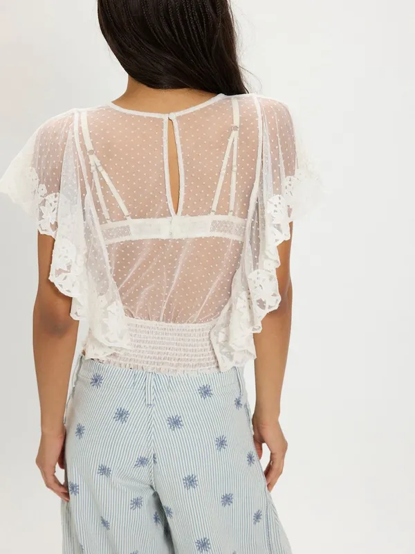 Free People Eclipse Garden Top- size Small - Image 2