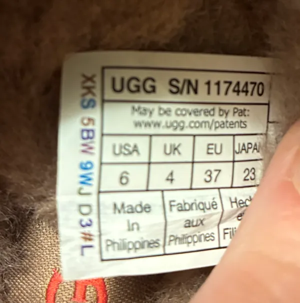 UGG Tasman II Slippers in Sand/Dark Cherry - Image 12