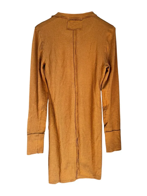 Free People We The Free Gia ribbed cardigan sweater dress in tobacco brown NWT - Image 6