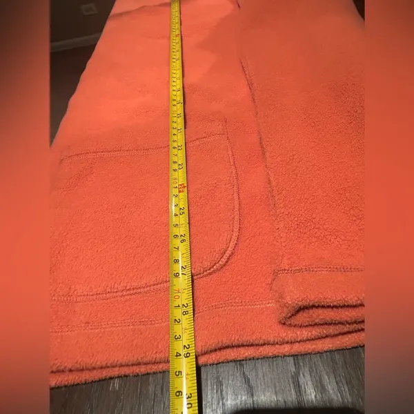 Ann Taylor LOFT fleece half-zip hoodie sweatshirt oversized M/L - Image 4