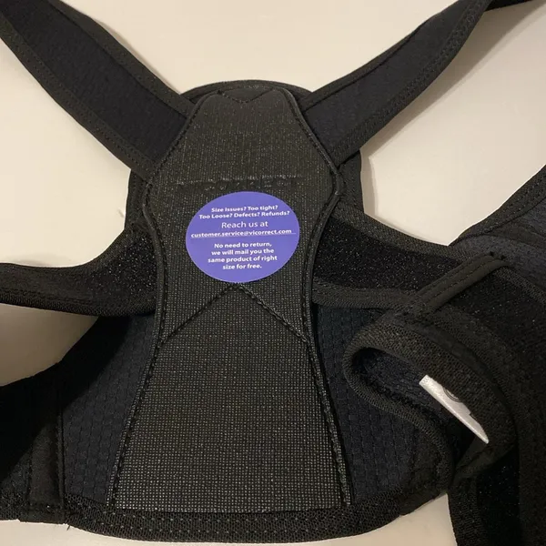 Amazon Black Posture Corrector For Women Upper Back Brace Clavicle Support new comfort - Image 5