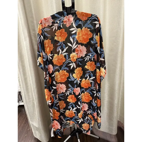 Band of Gypsies Floral Sheer Kimono Cardigan‎ - One Size - NWT - Image 2