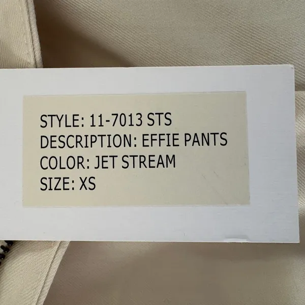 Ronny Kobo Tornby Cream Ivory Wide Leg‎ Pleated High Waisted Trousers XS NWT - Image 8