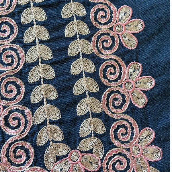 Ethnic by Outfitters Blue Embroidered Cotton Tunic‎ Dress XS WTB381709 Boho Pink - Image 6