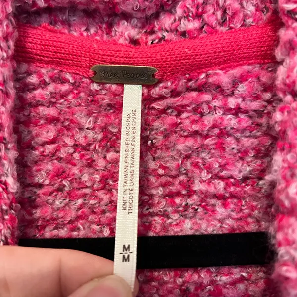 Free People BFF Cardigan in Prickly Pear - Image 7