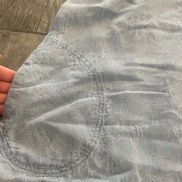 Maeve Dusty Blue Textured Tunic Top - Image 3