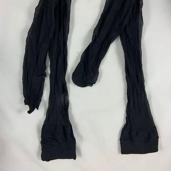 Black sheer thigh high panty hose - Image 2