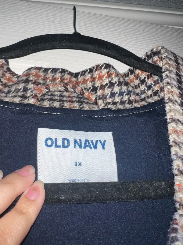Old Navy Houndstooth Jacket - Image 5
