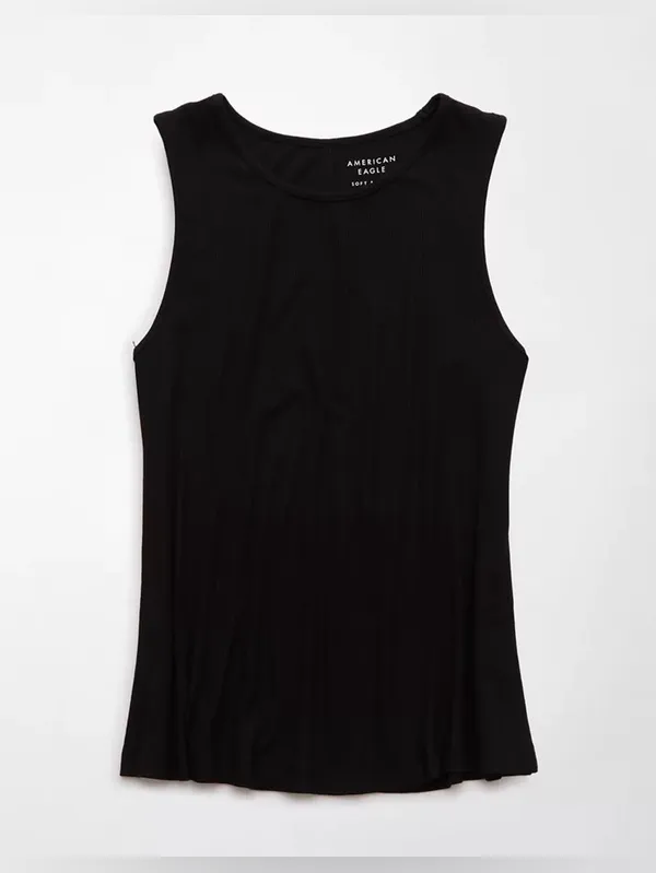 AE Soft & Sexy Swing Tank Top-Black - Image 4