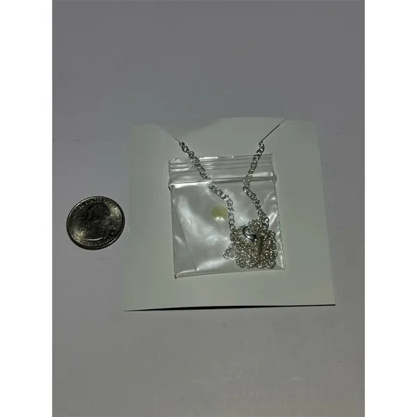 The Vintage Pearl Necklace Blessed Grandma Washer Pendant silver Charm elegant - Image 4