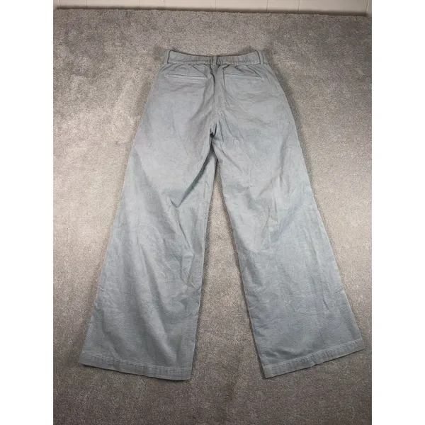 american eagle wide leg‎ trousers Corduroy Light Blue 2 Reg Stretch Waist Pants - Image 6