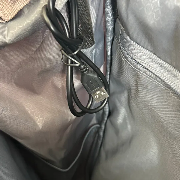 KROSER 17” Quilted Laptop Backpack NWOT Beige RFID USB Work Travel Bag - Image 10