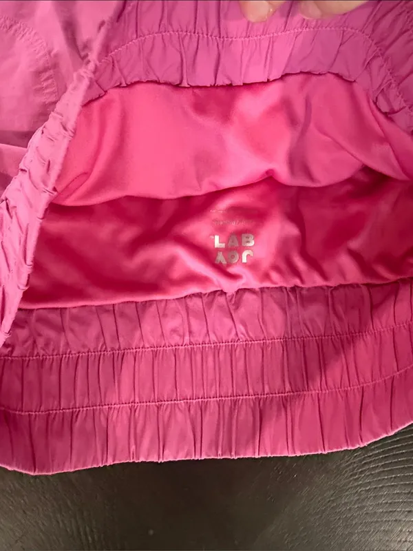 JoyLab Bright Pink Smocked Waist Athletic Shorts - Image 2