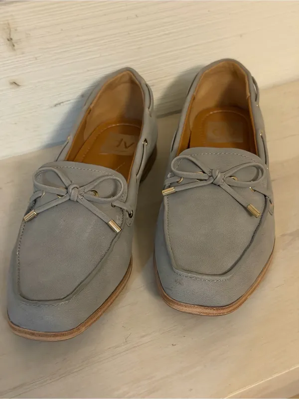Dolce Vita Menlo Slip-On Loafers Women’s Size 7 Grey Flats NEW - Image 7