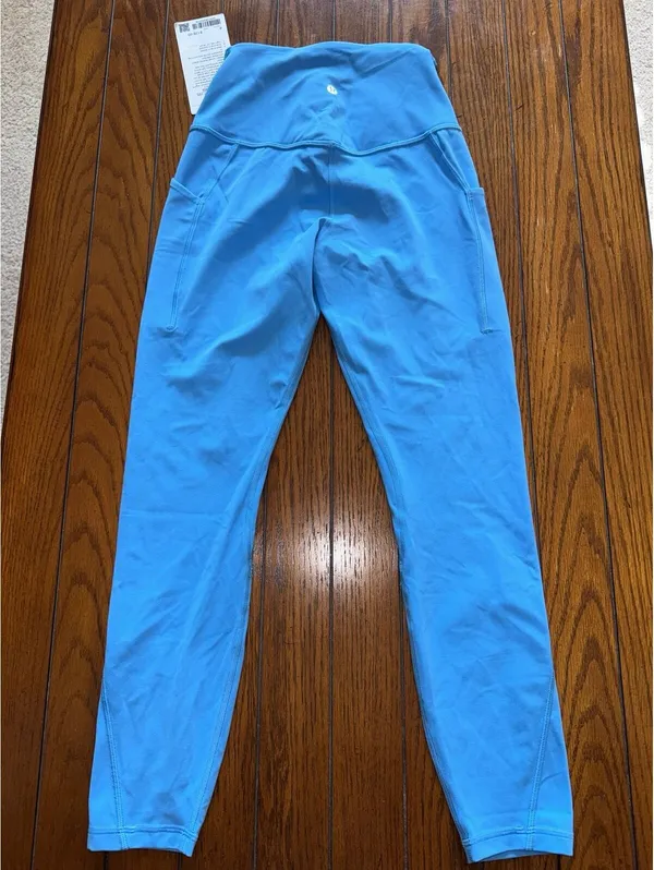 Lululemon Align With Pockets High Rise 25” Ocean Wave Size 6 NWT - Image 3